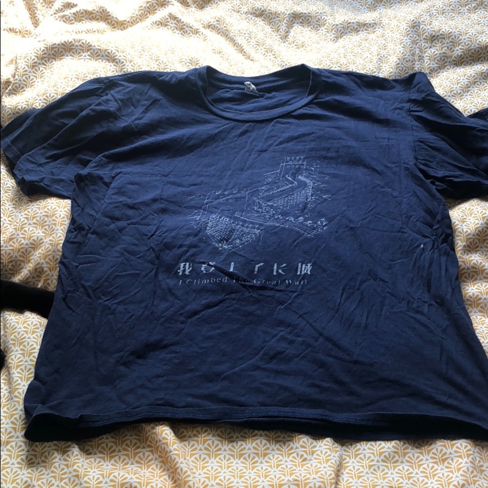 I Climbed the Great Wall tee!